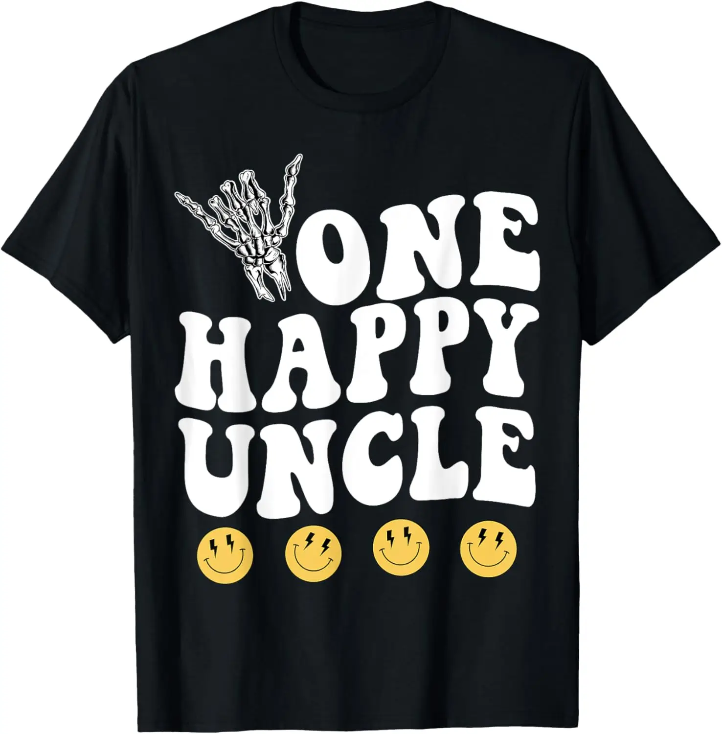 One Happy Dude Uncle 1st Birthday Theme Family Matching T-Shirt