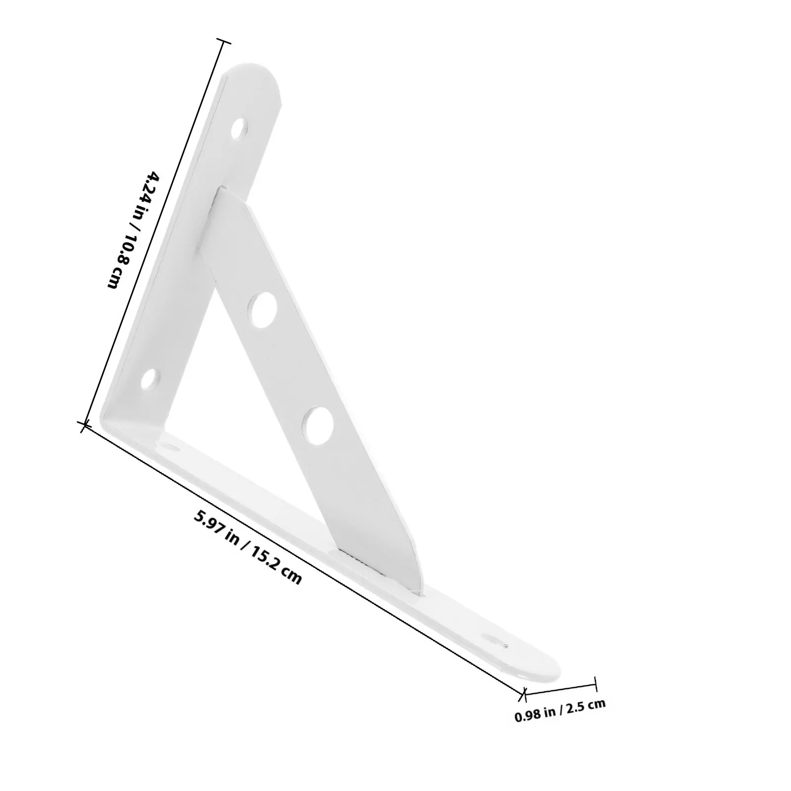 2Pcs Industrial Triangle Shelf Brackets Heavy Duty Steel Wall Mount Floating Shelf Supports Rustic Decor for Office Kitchen Home