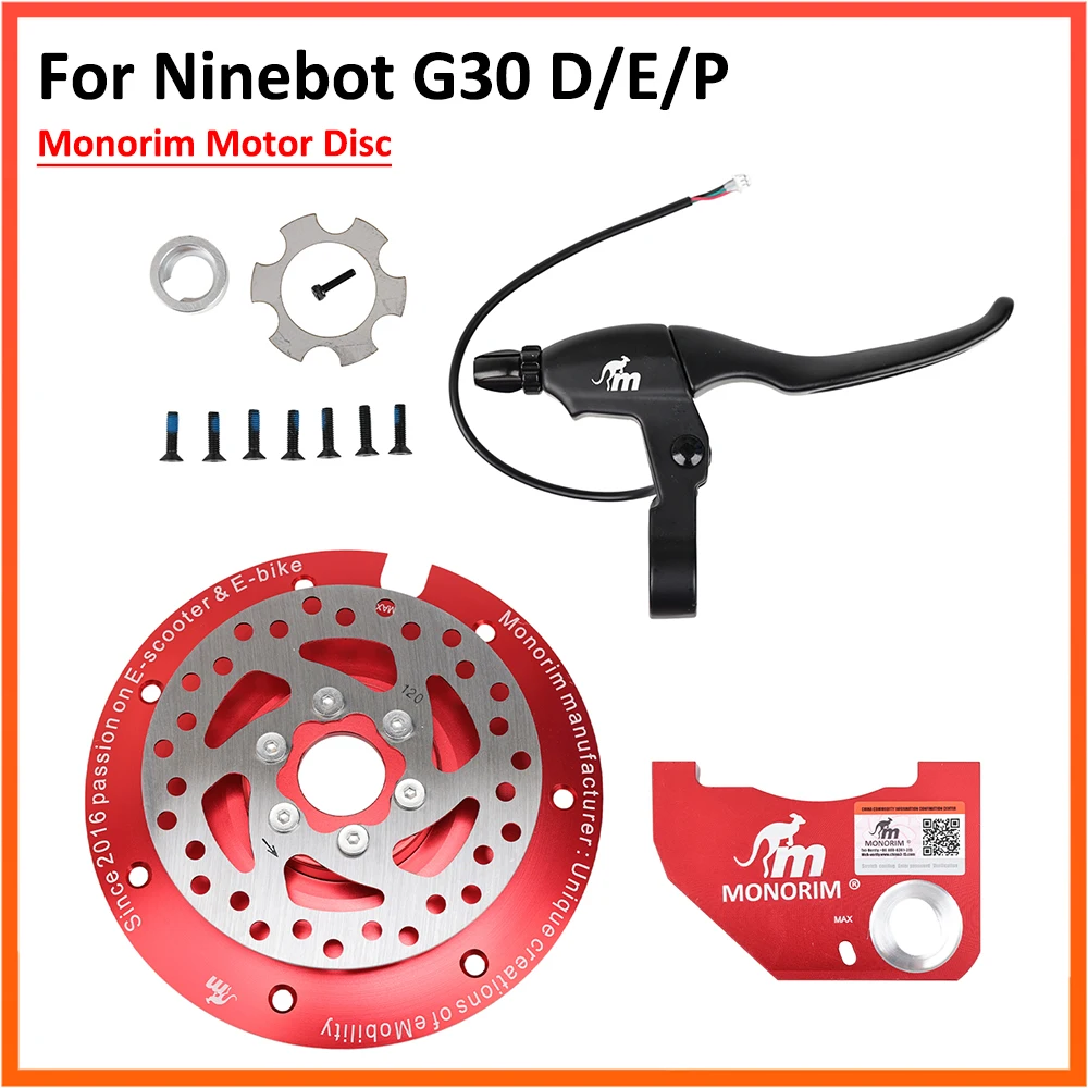 

Monorim Deck Disc for Ninebot Max G30 G30L G30D G30P Electric Scooter Rear Motor 120cm Deck Xtech Brake Adapter MD-MAX Parts