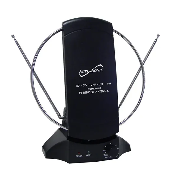 Digital Indoor HDTV Amplified Antenna for Clear Reception