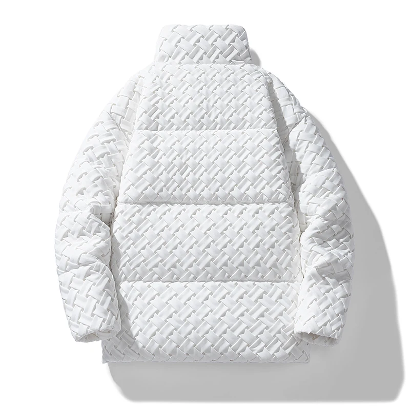 2025 Knitted Down Jacket Men Winter 90% New National Standard White Duck Down Premium Design Couple Wear Handsome Coat