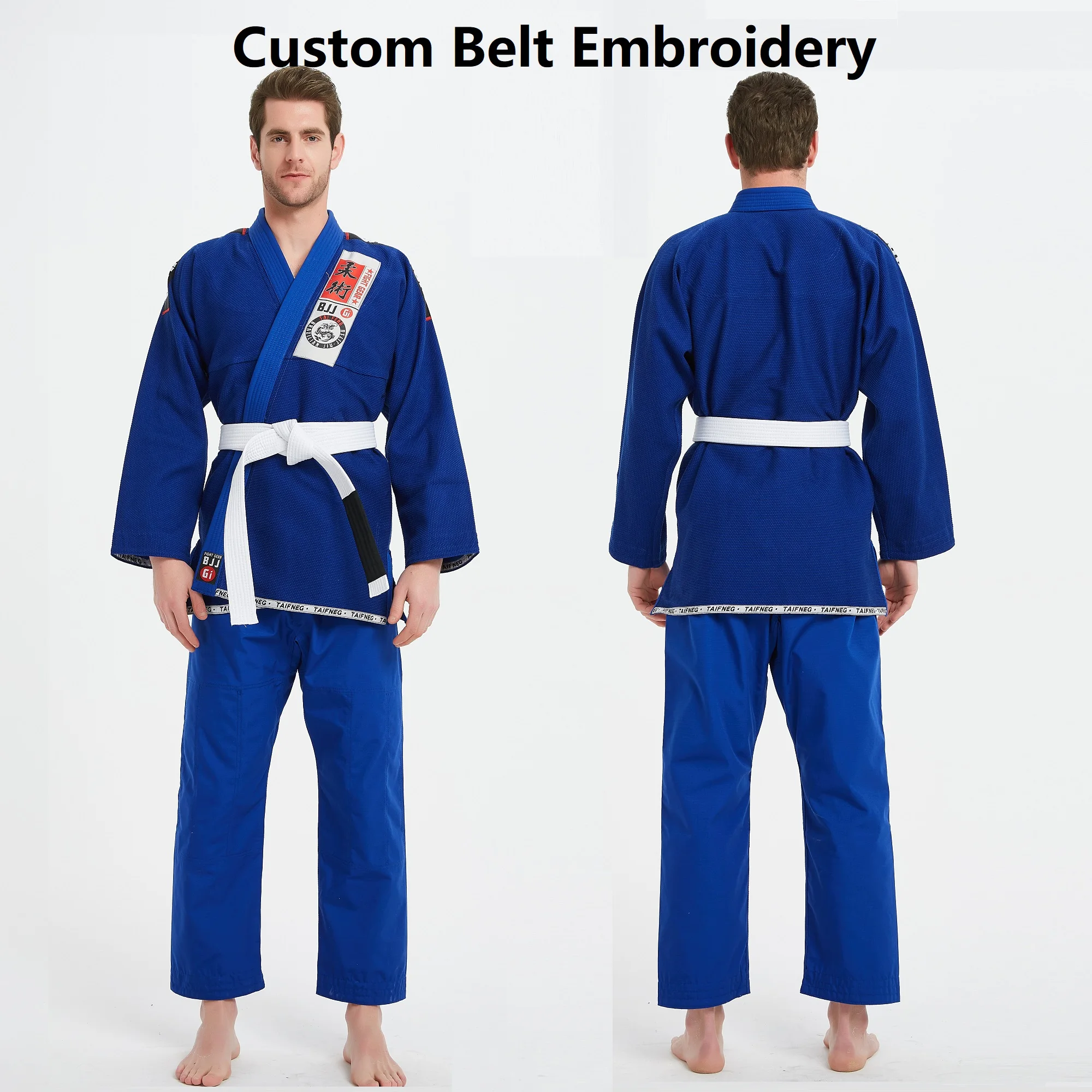 Kimono BJJ Masculino Premium para Jiu Jitsu Brasileiro, Leve e Durável para Treinamento e Competição