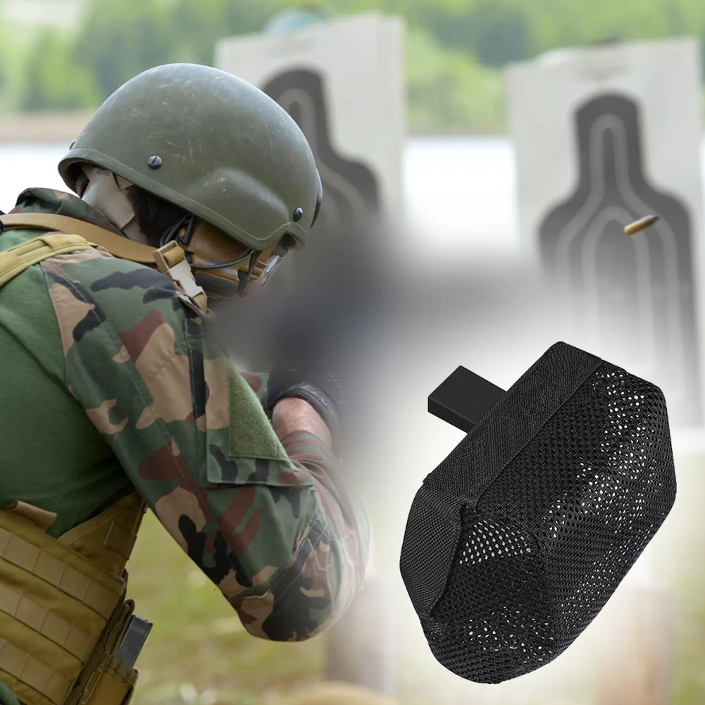 

Сетка для сбора патронов на открытом воздухе, быстросъемная сумка для патронов с отсоединяемым латунным уловителем гильз Picatinny для стрельбища