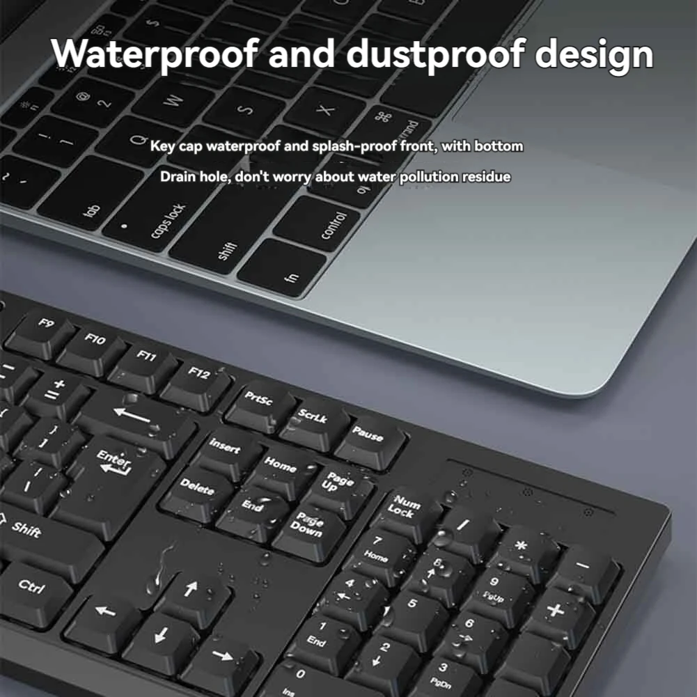 

2.4G Wireless Keyboard & Mouse Set For Work Office Gaming Keyboard PC Accessories