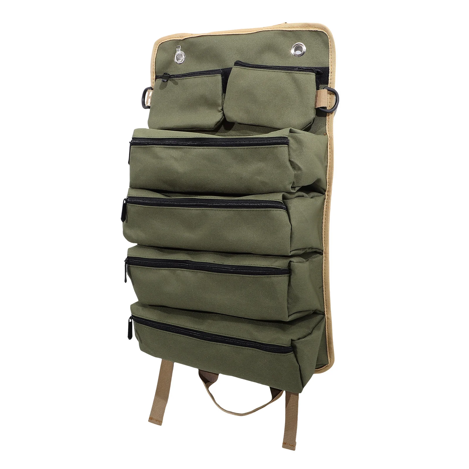 حقيبة أجهزة قابلة للطي متعددة الوظائف، منظم أدوات محمول، قماش أكسفورد متين، البستنة، النجارة الكهربائية الاحترافية