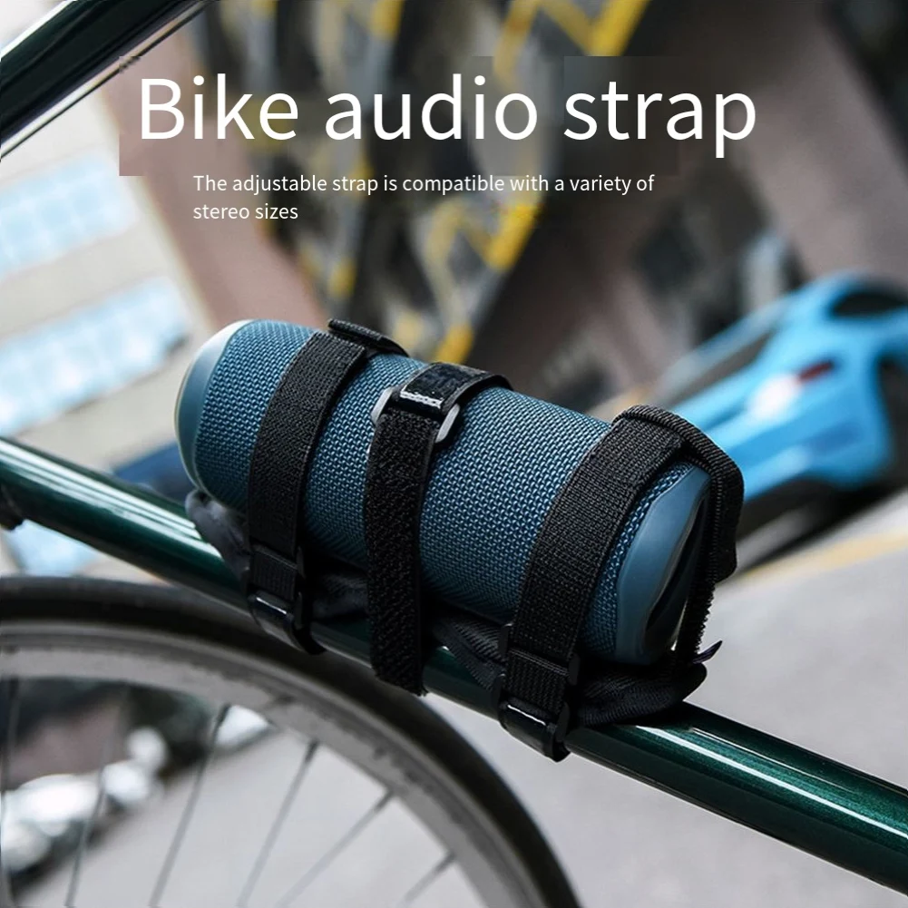 Mountain Bike Speaker Portable Holder Strap Golf Cart Kettle Holder Reliable Road Bike Cage Loop Fastener Bracket