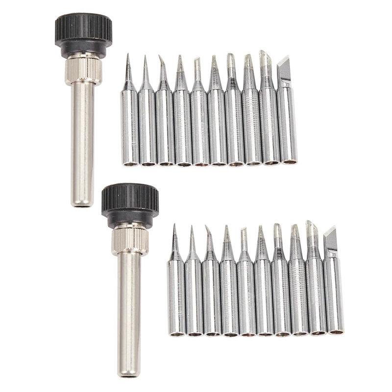 

22PC 900M-T Soldering Iron Tips Welding Tip 900M-T-I/B/K/1.2D/1.6D/2.4D/3.2D/2C/3C/4C Heating Elements Soldering Tips