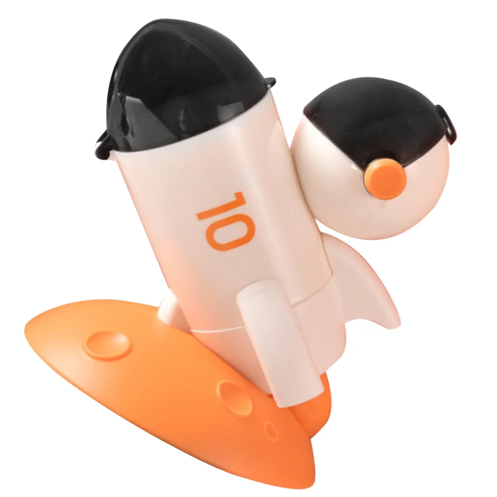 

Spaceman Rocket Pencil Holder Plastic Pen Organizer Desktop Storage Container Multifunctional Desk Accessory Pencil Holder