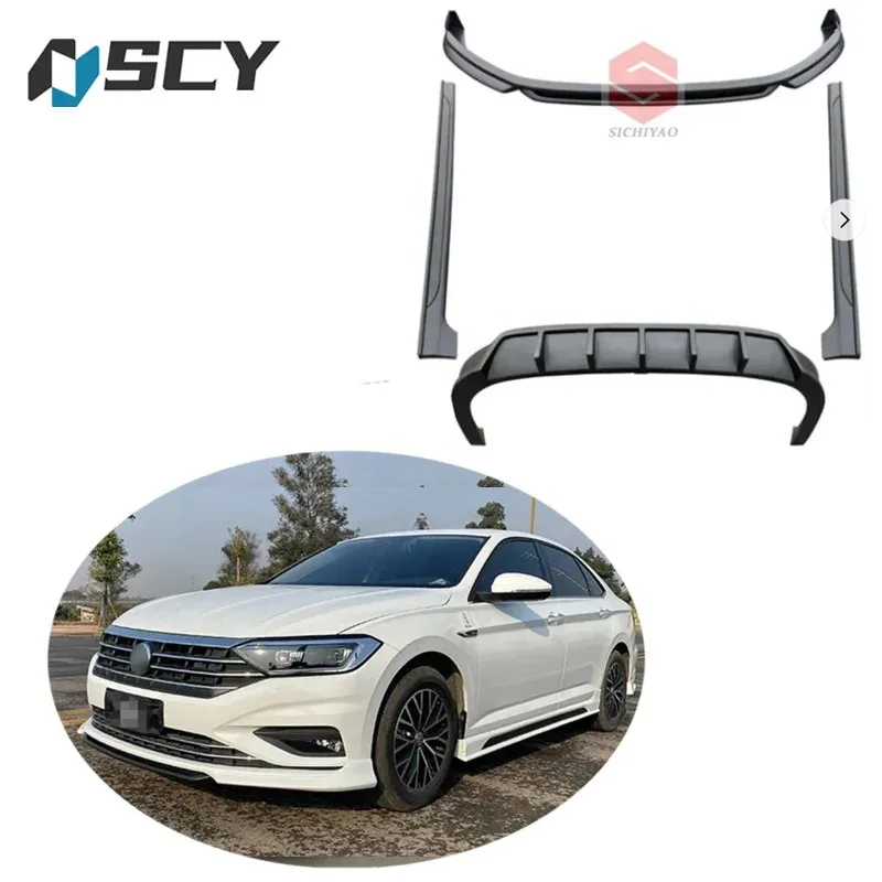 

For VW Sagitar Body Kit 2019-2021 Jetta Front Lip Bumper Rear Lip Side Skirt