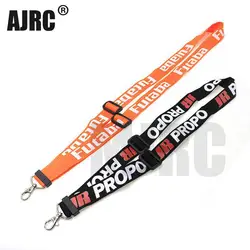 Adjustable Lanyard Strap RC Parts For JR PRO Propo Remote Controller Transmitter FPV For Futaba Orange Black Neck Belts 14cm Hot
