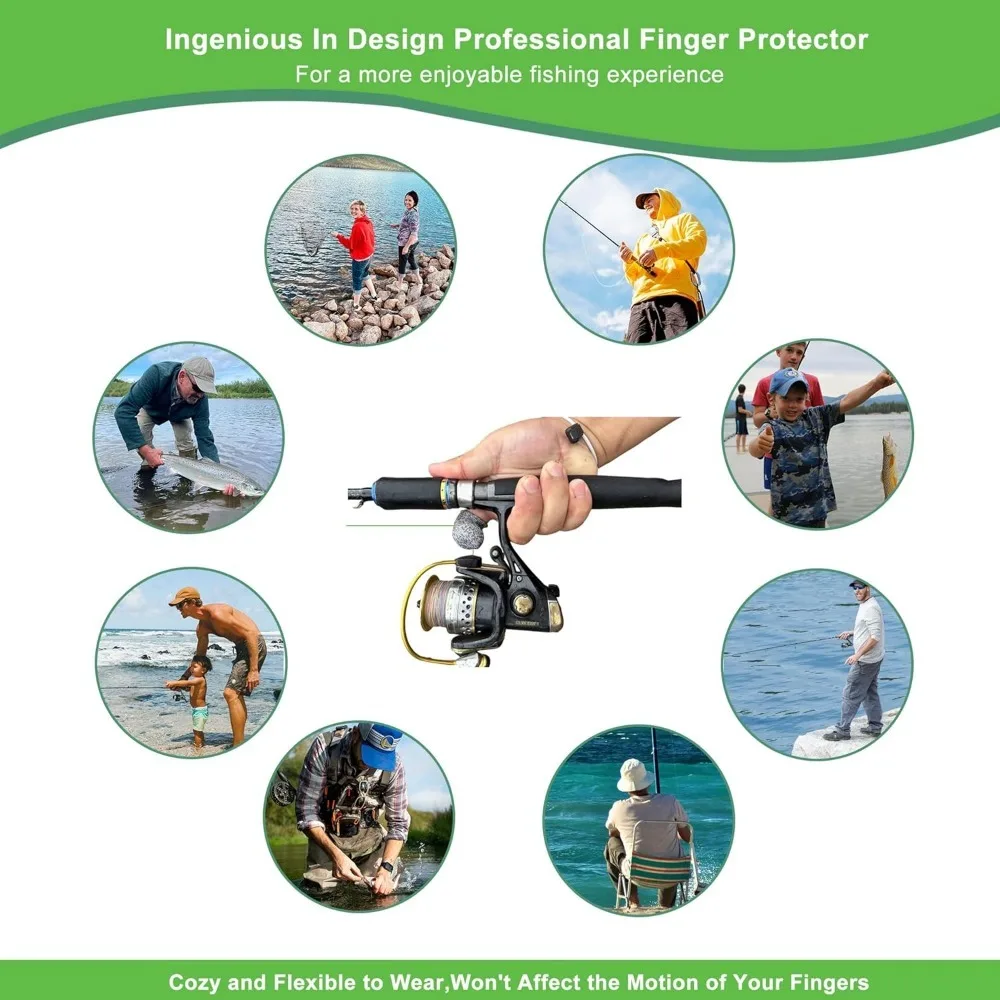 

Профессиональные перчатки ручной работы с одним пальцем, нескользящие, не царапающие, перчатки для указательного пальца, щит для рыбалки, щиток для пальцев для улицы