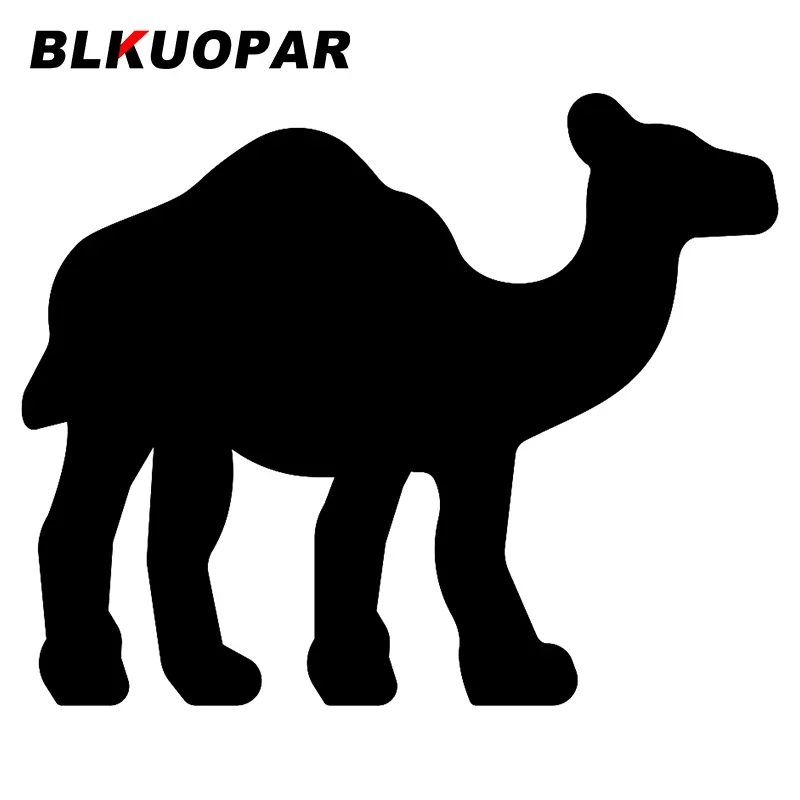 

BLKUOPAR for Camel Logo Car Sticker Creative Animal Decal Occlusion Scratch Windshield Trunk Air Conditioner Vinyl Car Wrap
