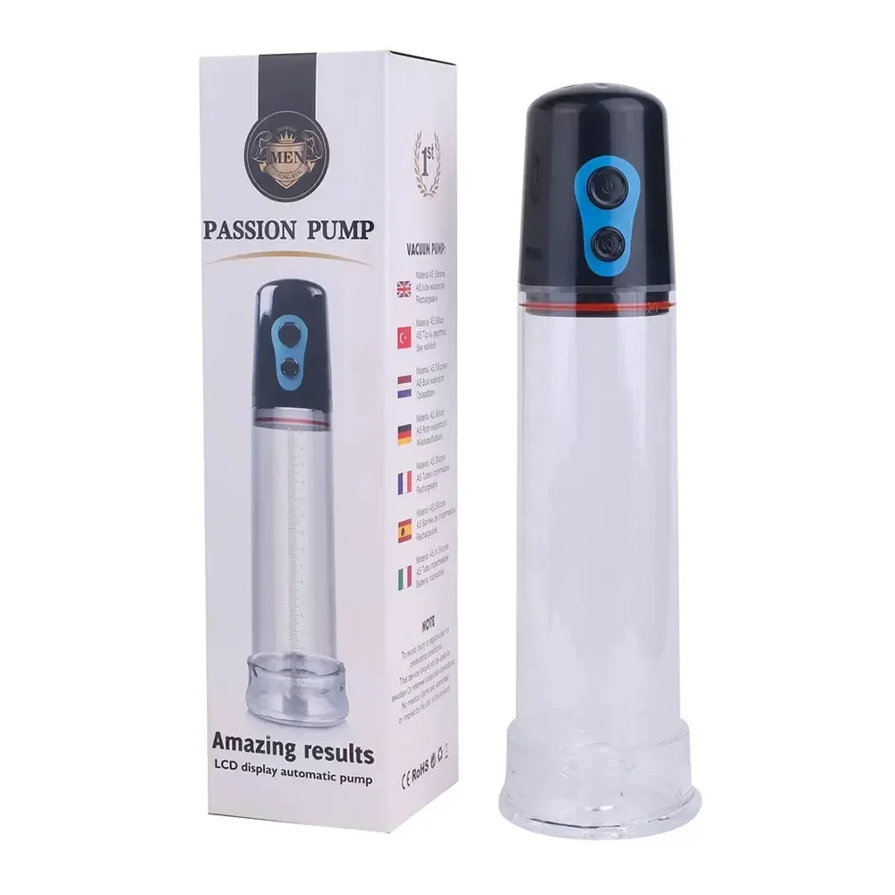 Electric Vacuum Penis Pump for Men - 18+ Automatic Sucking Enlargement Trainer, Lasting Suction Extender Adult Products Sex Toy