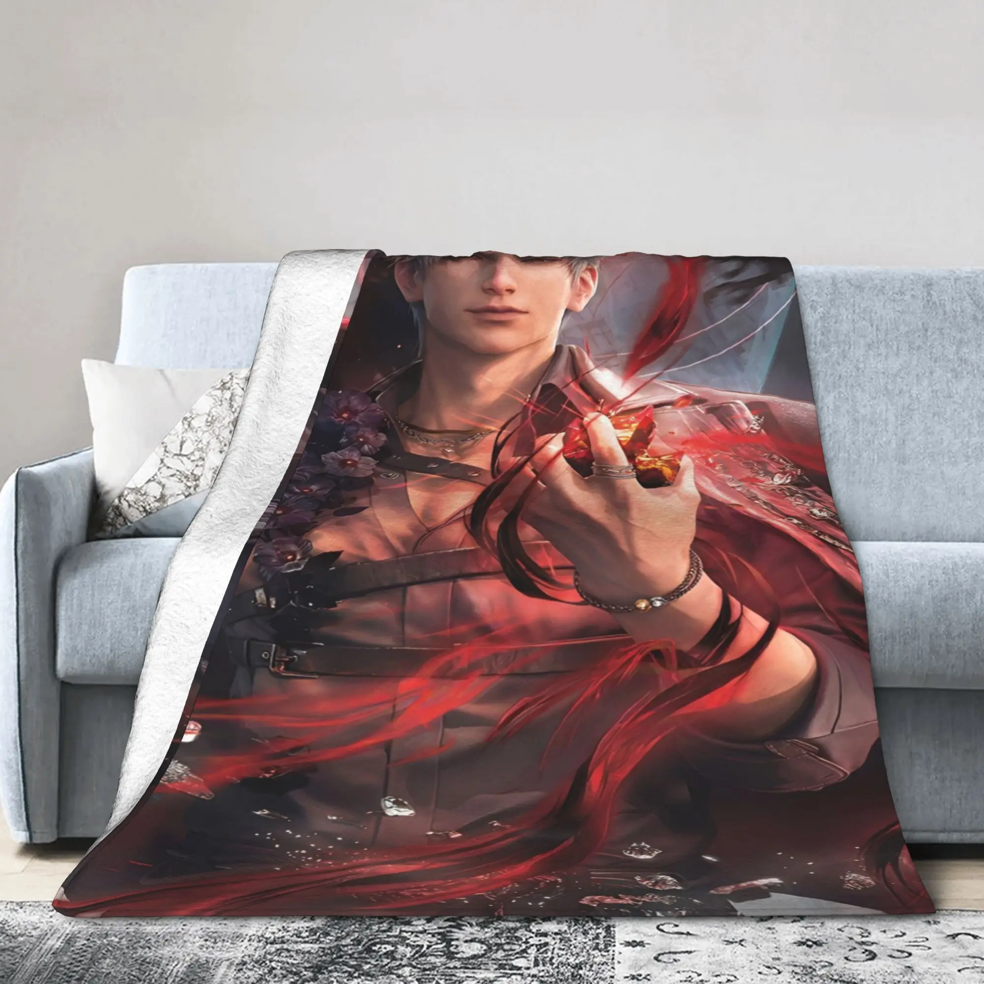 New  Love and Deepspace Sylus Blanket Super Soft Fleece  Cozy Throw Blankets Machine Washable