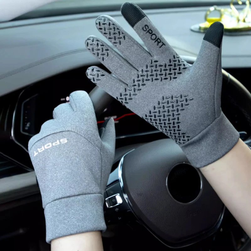 

Autumn/Winter Touchscreen Men's And Women's Ski Gloves With Fleece Lining For Warmth And Cycling
