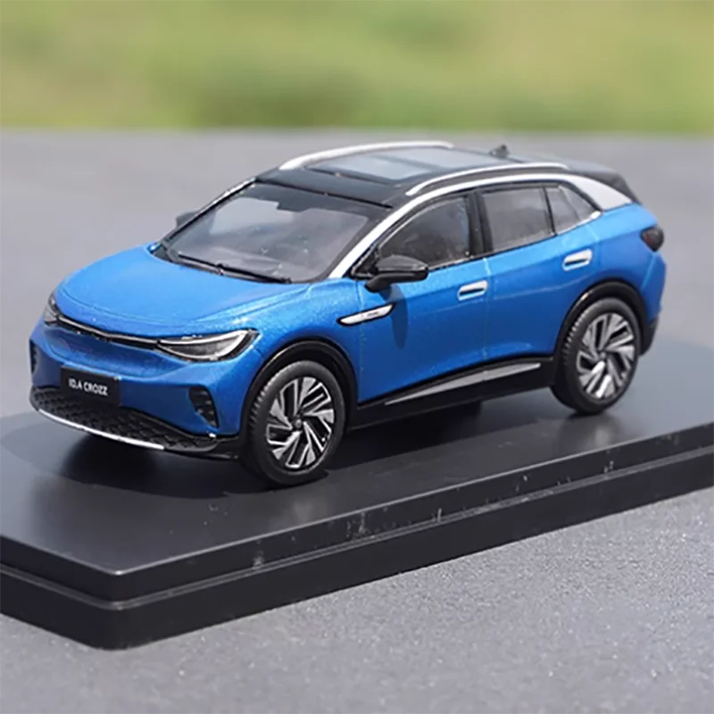 Diecast 1:43 Scale ID.4 CROZZ ID4 SUV Alloy Vehicle Model Finished Simulation Collection Decoration Gift Toys Display