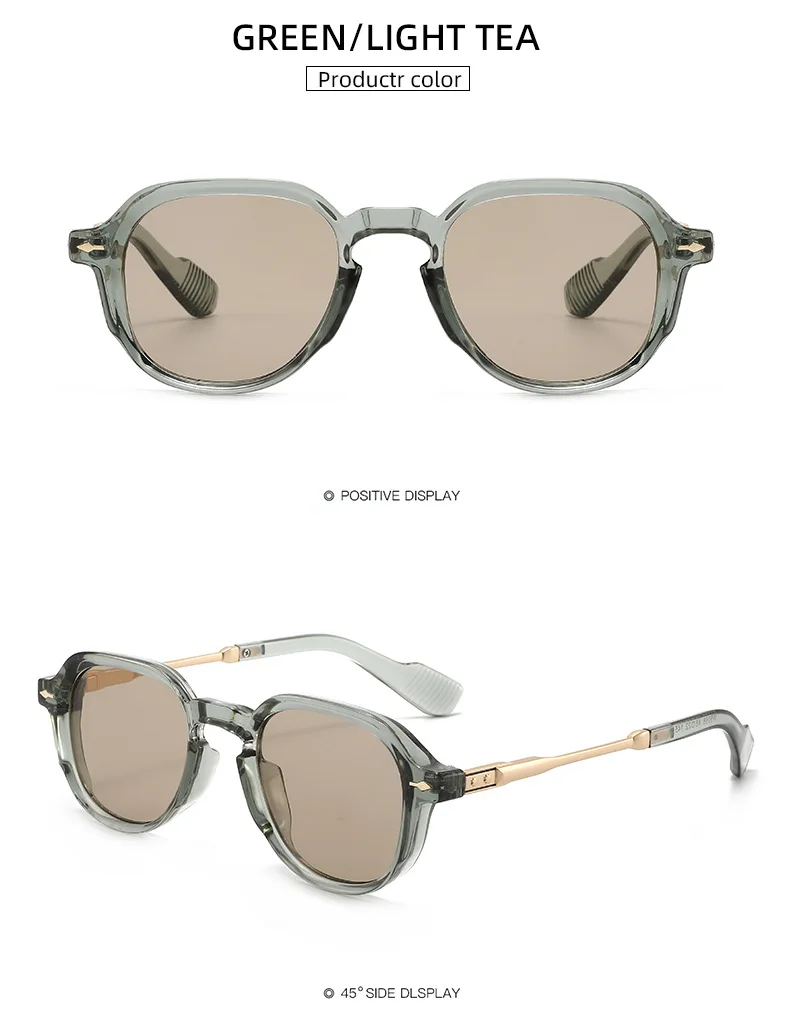 2025 Neue Farbverlauf-Sonnenbrille Unisex Mode Retro UV-Schutz Brillen Vielseitige Outdoor-Eyewear – Detail 20