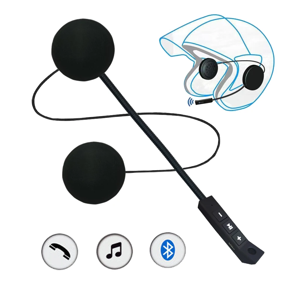 Bluetooth 5.0 Motorcycle Helmet Headset Support Voice Assistant Wireless Handsfree Call Anti-interference Moto Music Player