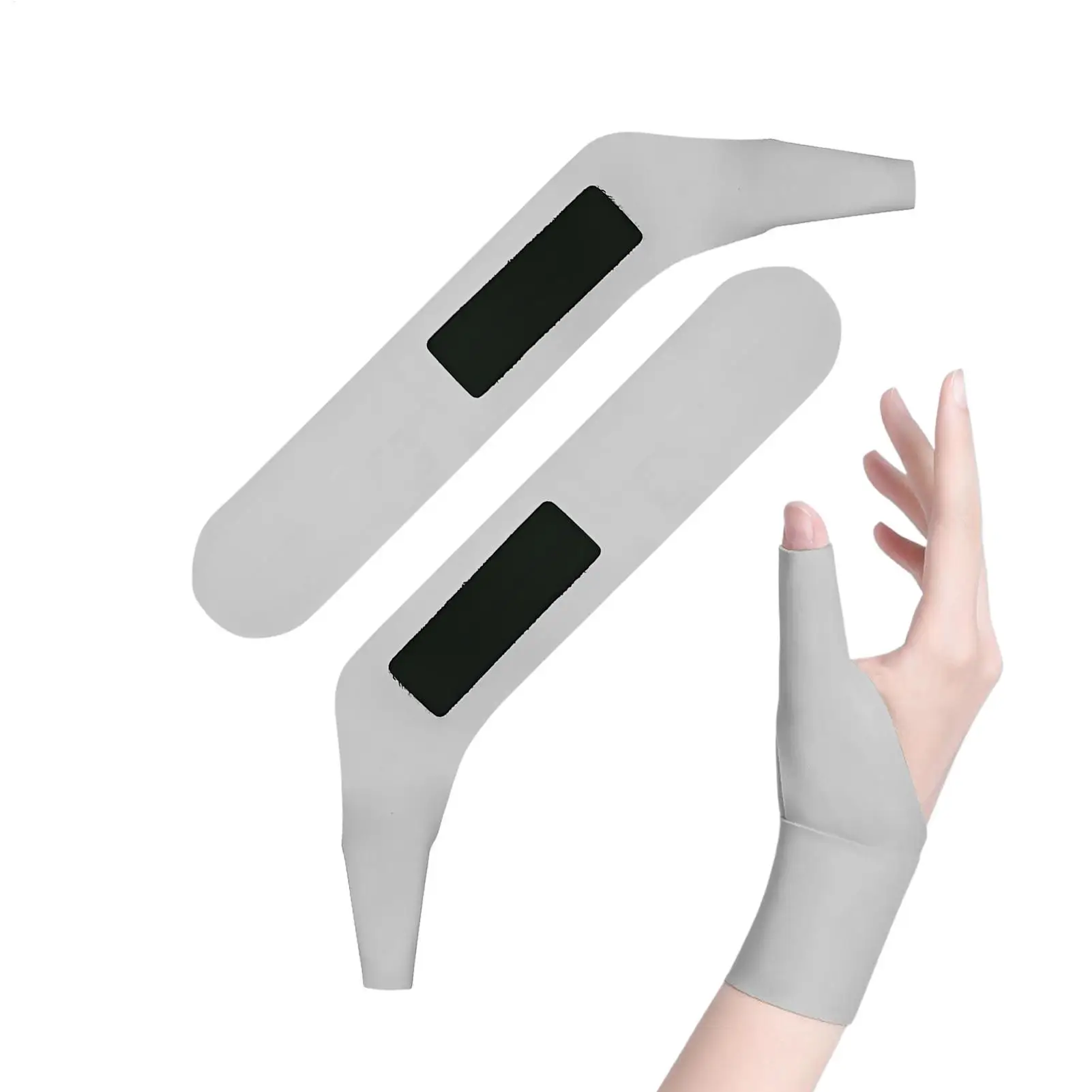 

Thumb Wrist Brace Breathable Thumb Guards 2 Pieces Elastic Wrist Support Gloves for Crafting Projects Sports Training
