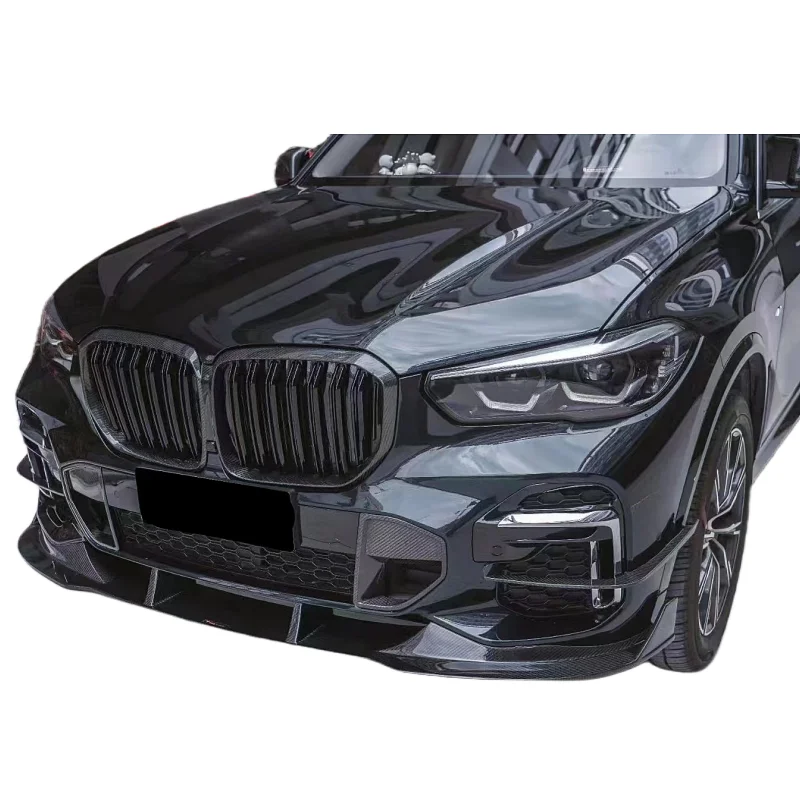 

T Style High-quality Dry Carbon Fiber Front Bumper Edge Front Lip for X5 G05 Body Kit
