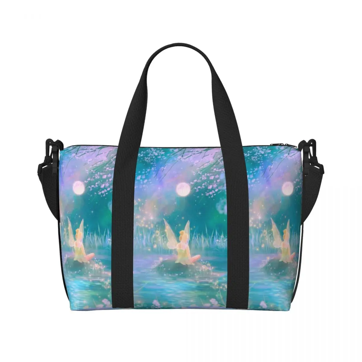 

Пляжная сумка-тоут Custom T-Tinkeres Anime Bell для женщин, очень большая, для спортзала, путешествий и шопинга