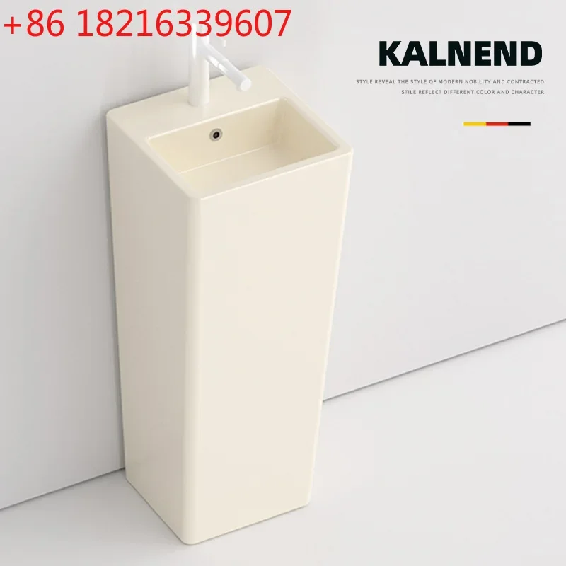 Outdoor wash basin Column type wash basin Balcony integrated vertical wash basin