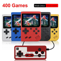 Retro Portable Mini Video Game Console 3 in LCD Game Player Built-in 400 Games AV Handheld Game Console For Kids Christmas Gift