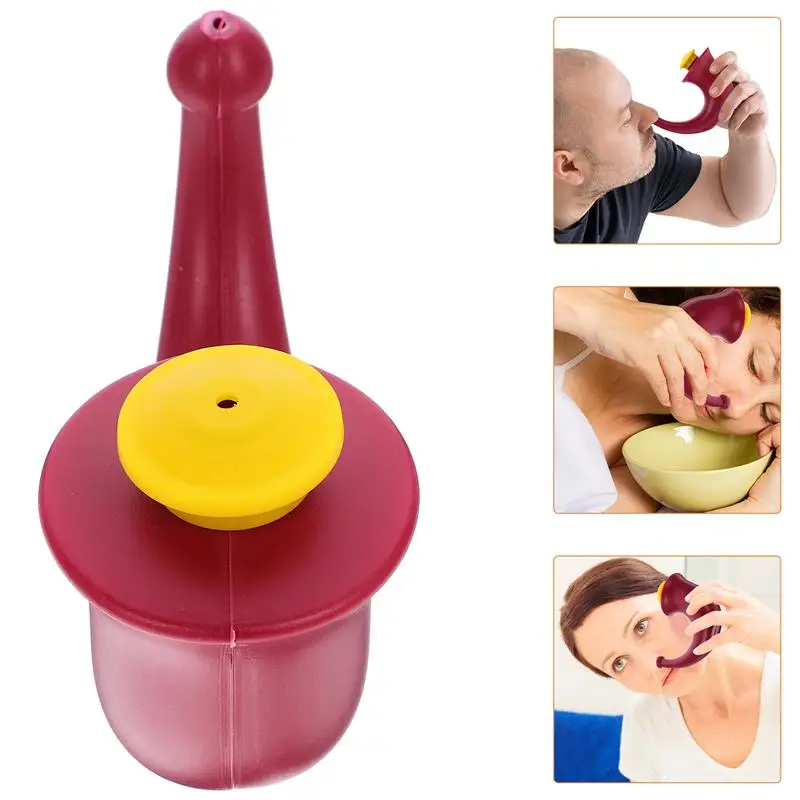 Netti Pot Sinus Cleaner Nose Cleaner Red Horn Neti Pot Yoga Neti Pot Suite Nose Irrigation Pot Nasal Rinsing Wash Accessries