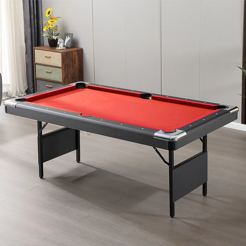 

76 Inch Folding Leg Billiard Table 193cm Leg Foldable Indoor Snooker Table Cheap Price Pool Game Table TP-7632