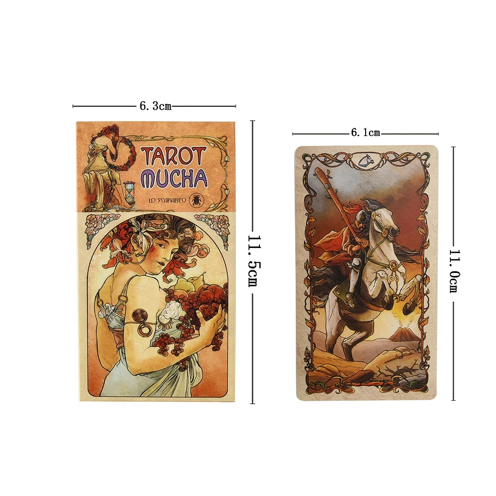 Tarot Mucha by Lo Scarabeo An extraordinary tribute to art nouveau pioneer Alphonse Mucha 78 Card Deck