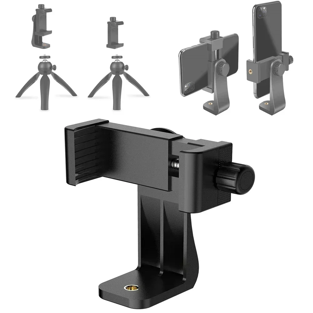 Telefoonhouder Grote draaibare clip Premium kwaliteit kunststof Geschikt voor 2,3 tot 3,3 inch brede montageadapter Mobiele telefoonhouder