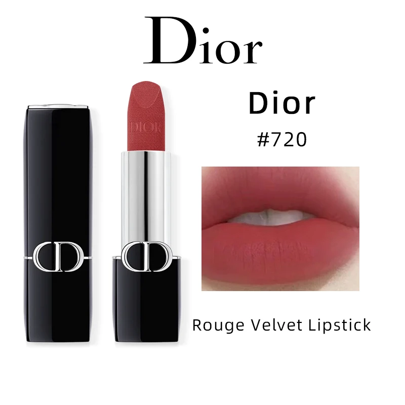 

Dior Rouge Dior Couture Colour Velvet & Satin Finishes Lipstick #720 - 3.5g - Original Women's Makeup Cosmetics, Sephora Stuff