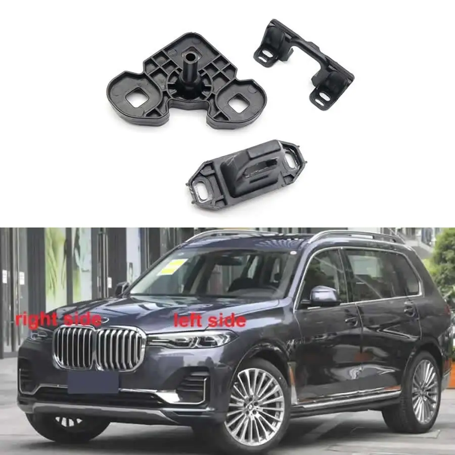 

For BMW X7 G07 2019 2020 2021 2022 Lower Corner Headlight Repair Kit Claws Plastic Fixed Corners Black 63115A417B2