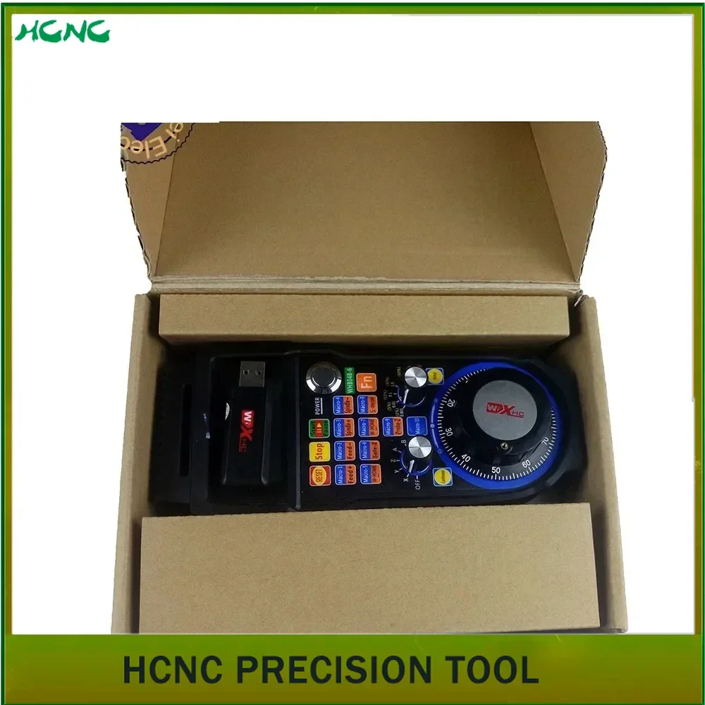 

CNC Wireless 4/6axis Mach3 MPG Pendant Handwheel For MITSUBISHI FANUC LNC SYNTEC System WHB04B-4 WHB04B-6