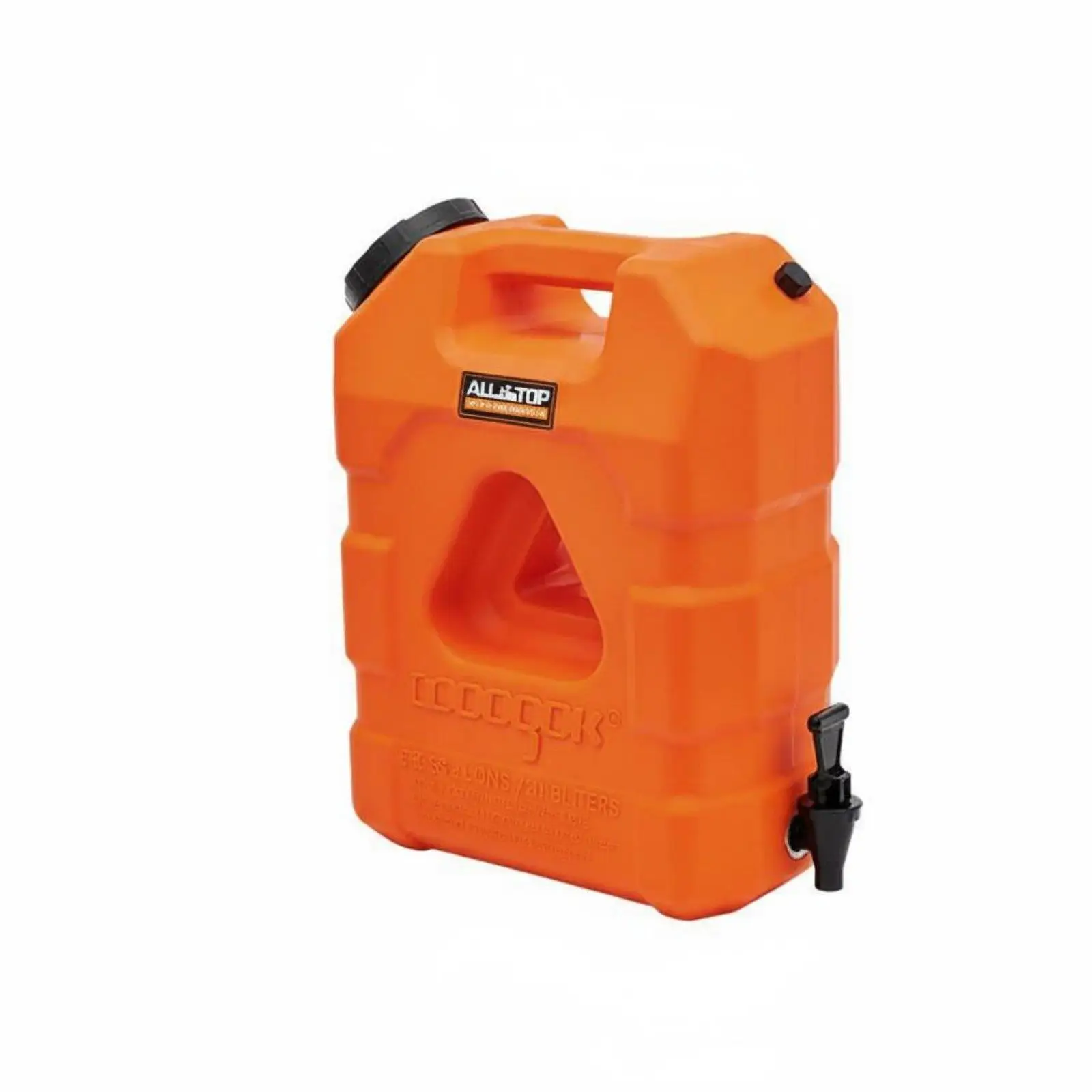 Industrial Tank Portable Water Canister with Strong Handle and Faucet Camping Shower Water Tank for Car Trips