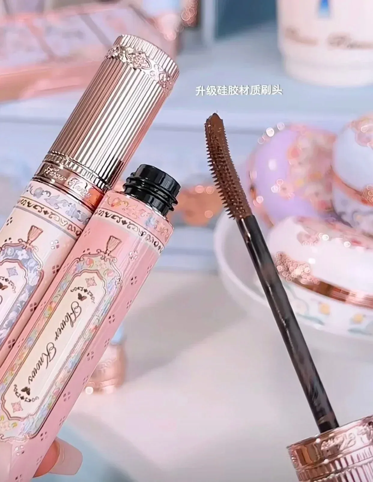 

Flower Knows Butterfly Cloud Shoulder Series Mascara 3.2ml Eyelash Lengthening Mascara Waterproof Beauty Cosmetics