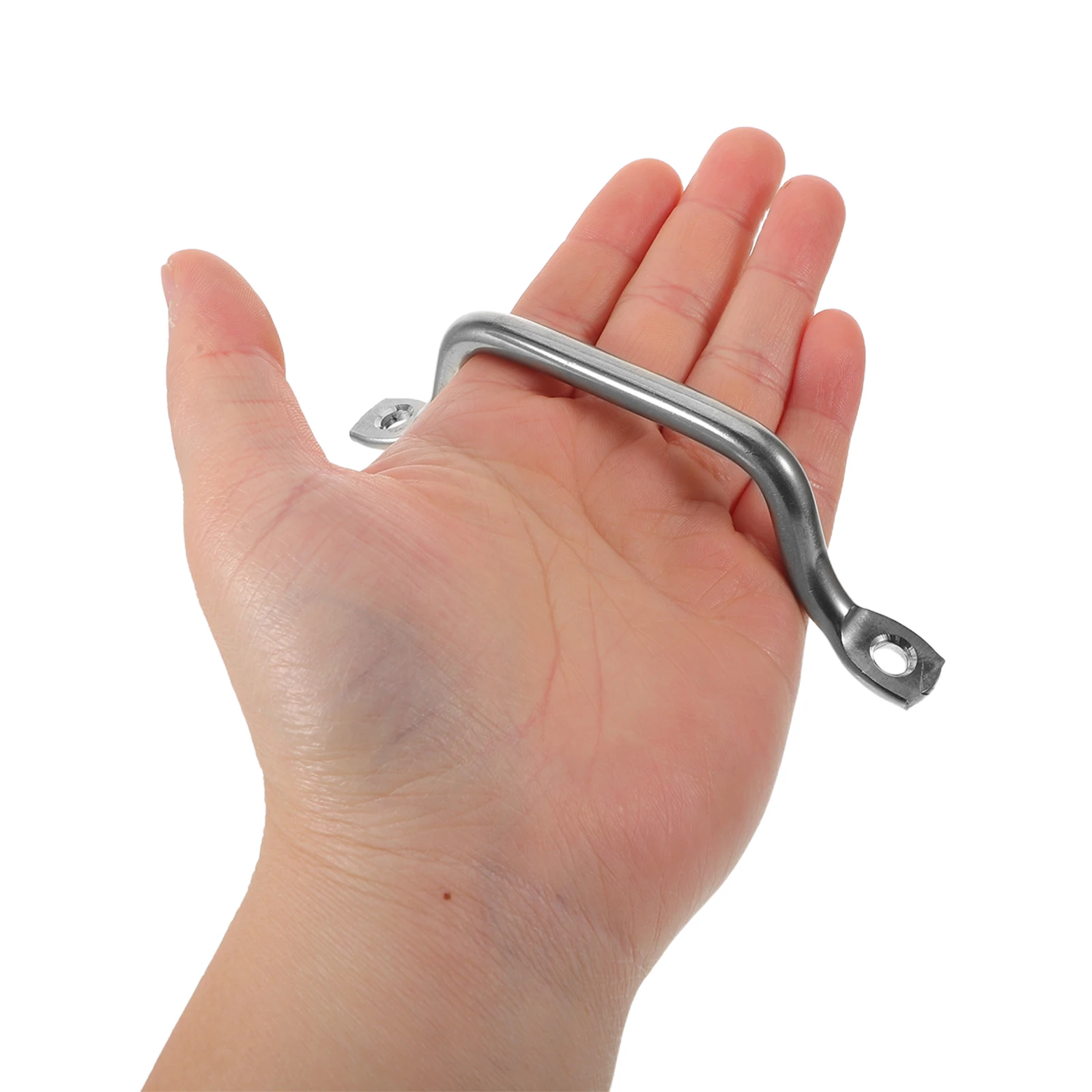 

2Sets Stainless Steel Cutting Board Handles - Ergonomic Solid Side Pulls for Vegetable Cheese Serving Trays Replacement