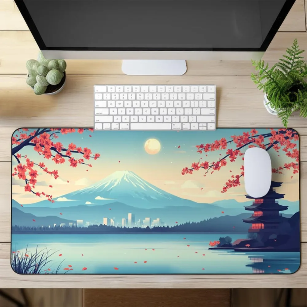 

Коврик для мыши Sakura подходит для геймеров и офисного использования. Это изготовлен из резиновой противоскользящей прочной, пригодной моющейся и высокого качества.