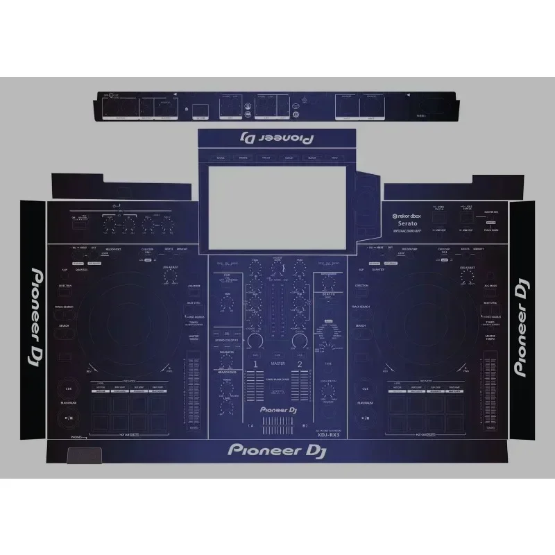 Imagem -02 - Tudo-em-um Máquina Completa Surround Adesivo Adequado para Controladores Pioneer Filme só Não Máquina Xdj-rx3 rr rx Rx2 xz Pele