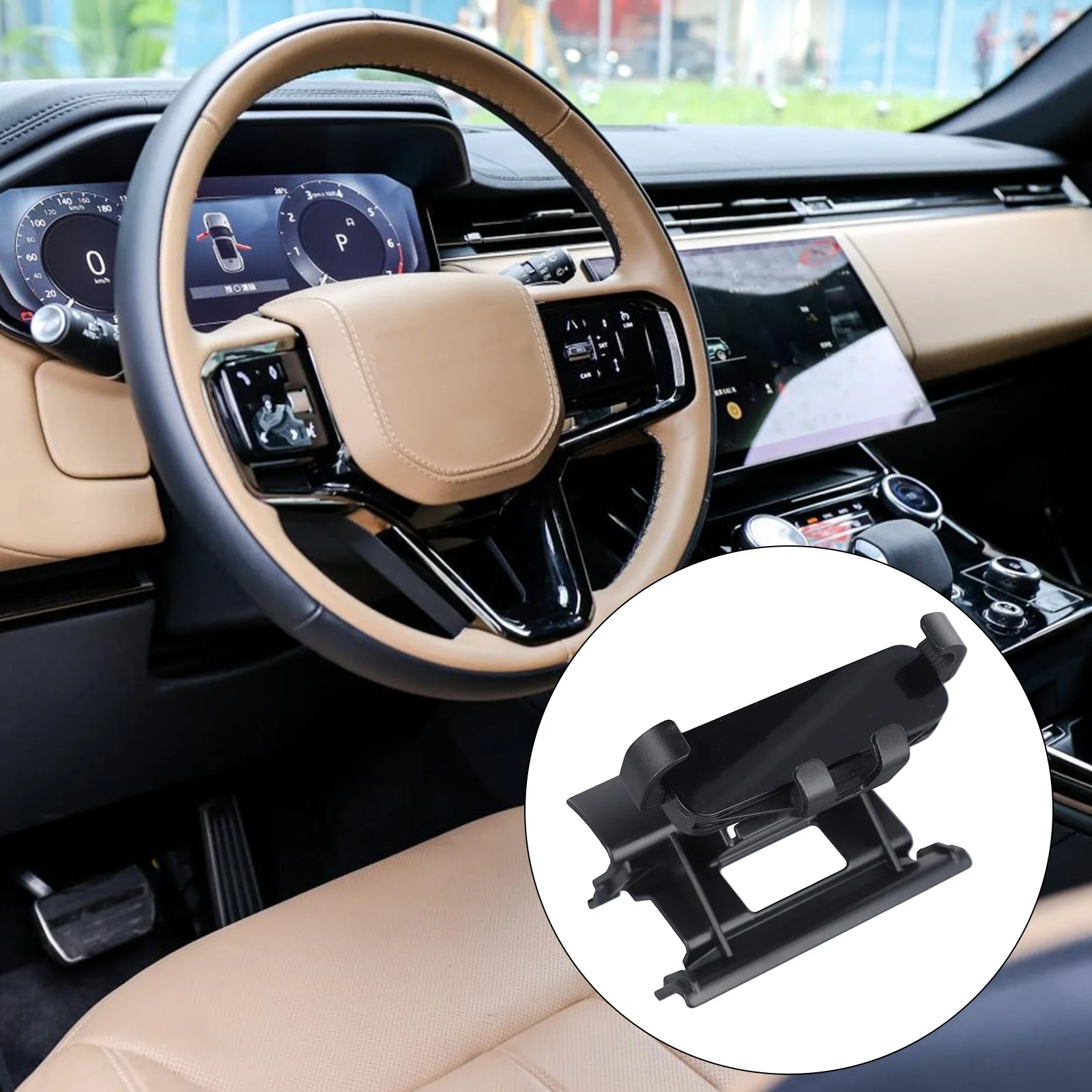 Factory Quality Control Car Interior Mobile Phone Holder Car Phone Mount ABS Material Classy Upgrade Fading Protection