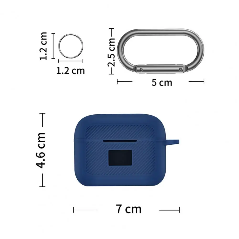 Beschermhoes voor Tozo T20 Robuuste headsethoes Tozo T20 Bluetooth-headset Siliconen beschermhoes met ophanghaak voor volledige