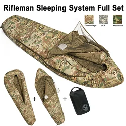 Army-40℃ Force Defence Modular Sleeping System 4 Season Waterproof Cold Weather Military Tactical Sleeping Bag