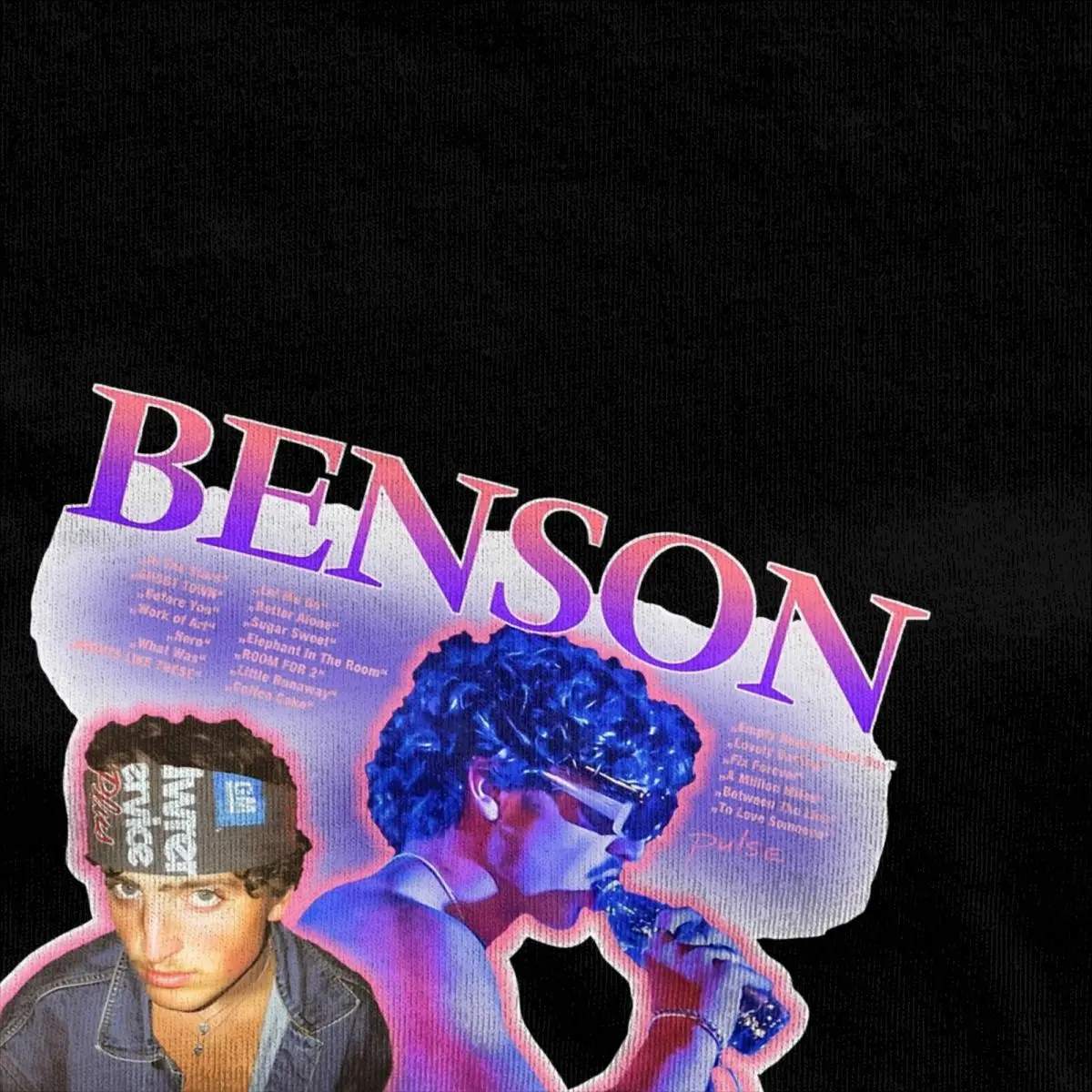 Men Benson Boone T-Shirts Cotton Tees Summer Aesthetic Short Sleeve T-Shirt Crew Neck Hippie Casual Tshirt Big Size