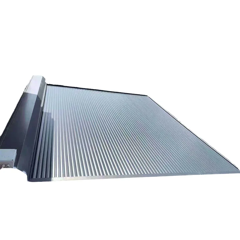 Wasserdichte Terrassenüberdachung/Balkonabdeckung aus Polycarbonat mit Aluminiumrahmen
