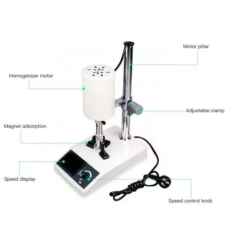 

Multi-Functional High Shear Laboratory Dispersing Emulsifier Large Capacity Digital Display Emulsifying Machine Homogenizer