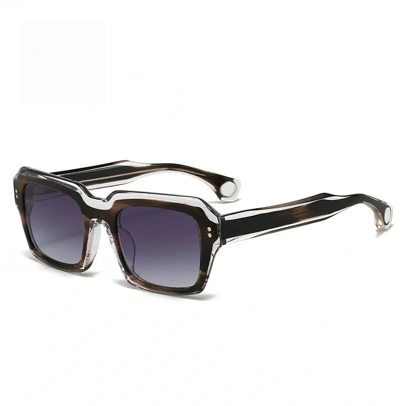 Belight البصرية مربع الشكل خمر الرجعية خلات الرجال النساء بارد أزياء النظارات الشمسية العصرية مع حالة FRANZEN