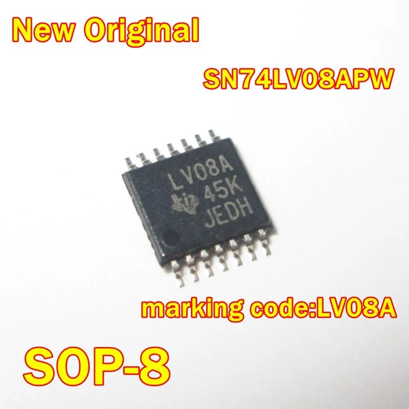 1Pcs to 100Pcs New Original Sn74Lv08Apw Sop-8 Marking Code:Lv08A Octal Bus Transceivers with 3-State Outputs