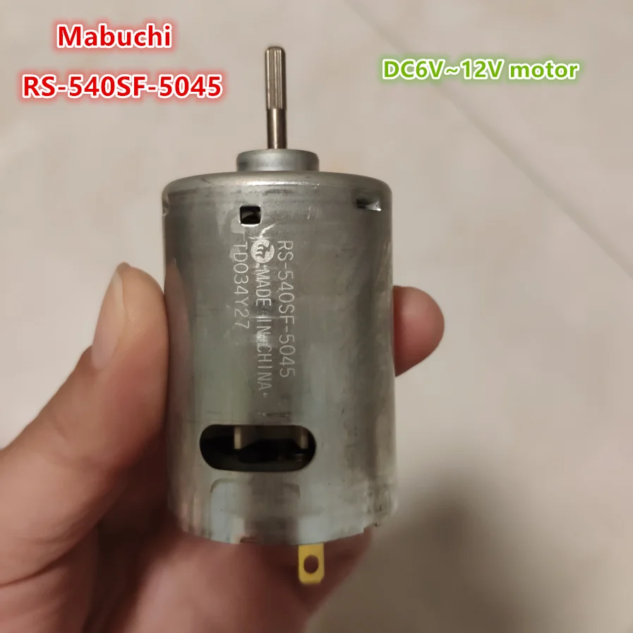 DC6V 540 โมเตอร์ไฟฟ้า รุ่น RS-540SF-5045 ประสิทธิภาพสูง 9000-17000 รอบต่อนาที พร้อมพัดลมระบายความร้อน รีวิวจริงจากผู้ใช้งาน