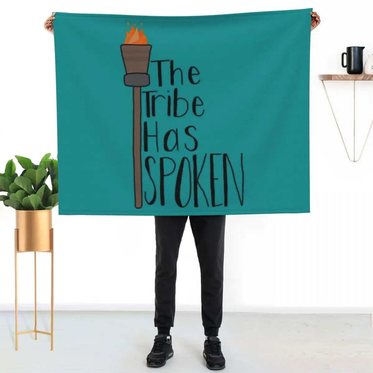 Survivor The Tribe Has Spoken \t \t Throw Blanket Comforter Bed Vintage Flannel Luxury Throw valentine gift ideas Blankets