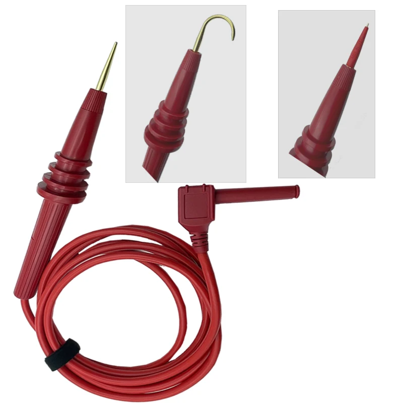 Suitable For KYORITSU Insulation Resistance Tester High Voltage Test Lead Bar Probe Clips Thickened Silicone Cable DC20000V